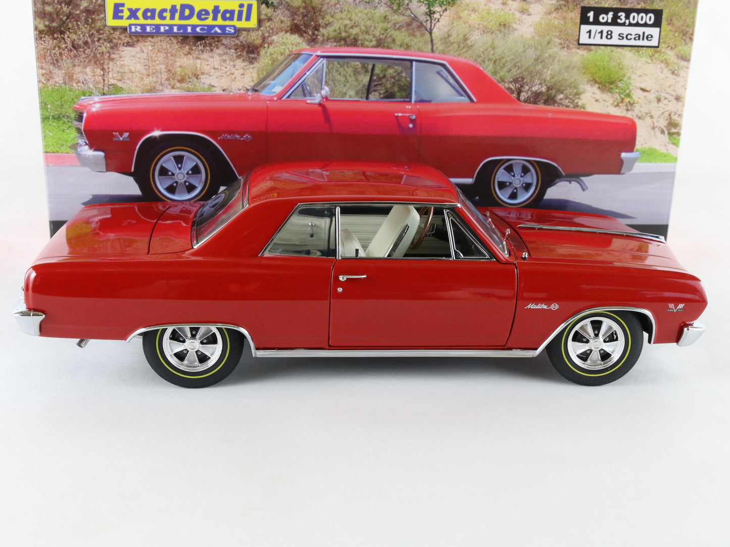 1965 Chevy Chevelle Z16 Malibu SS Red Exact Detail 1:18 Diecast 2370/3000 501