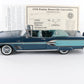 1958 Pontiac Bonneville Convertible Turquoise Danbury Mint 1:24 Model Car