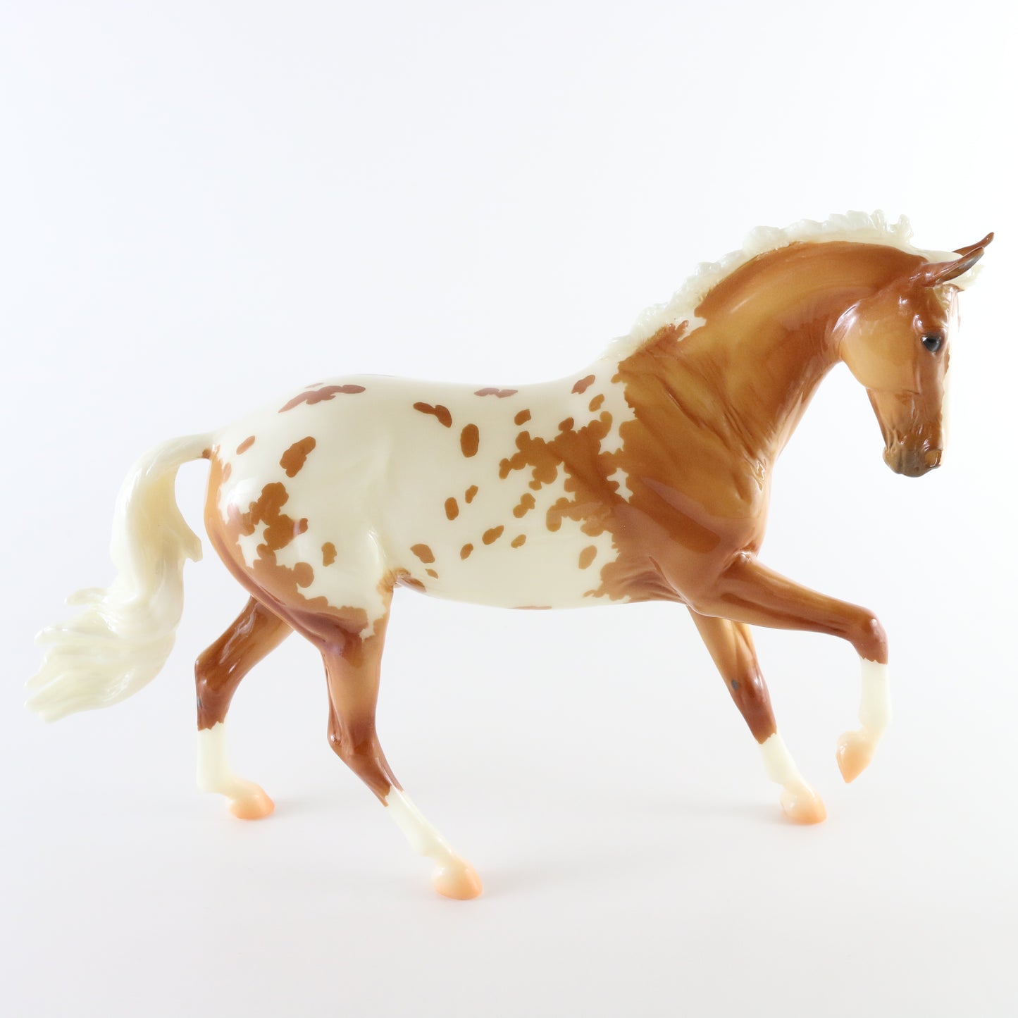 Breyer Lionel Glossy Appaloosa Cantering WB Breyerwest 250 Made Horse