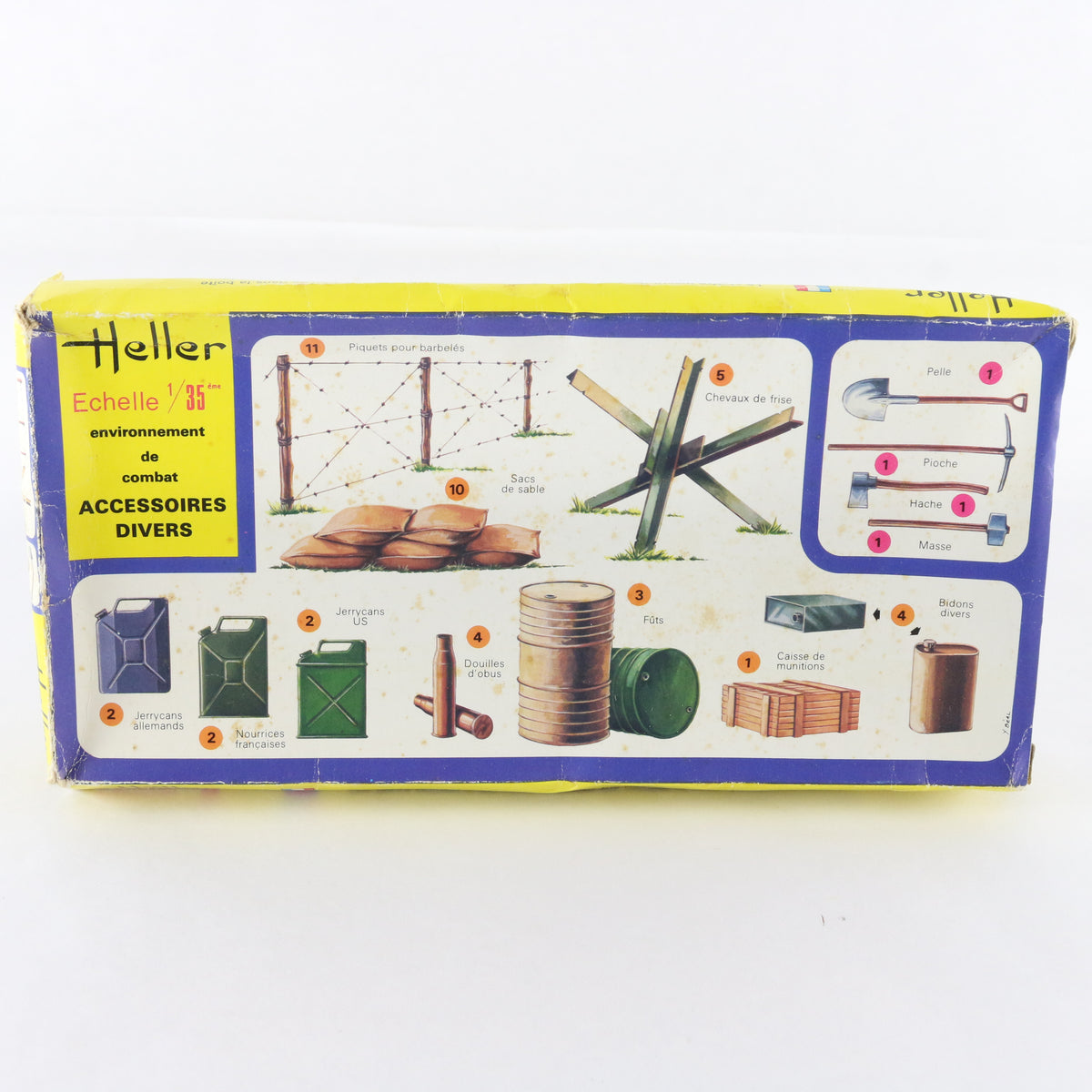 Combat Battlefield Accessories Heller 1:35 131 Military Parts Set