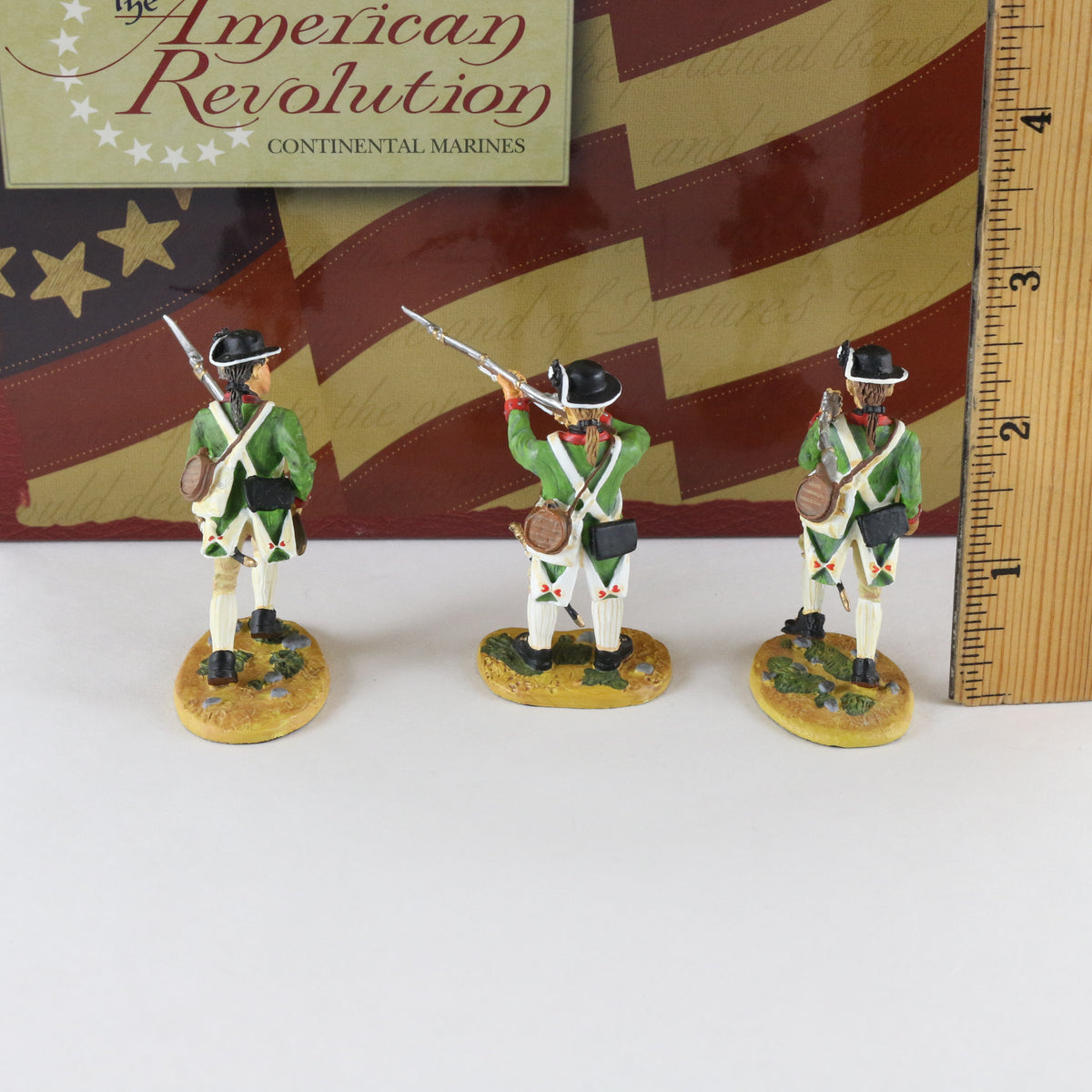 Continental Marines American Revolution Britains ERTL 2.25" 17450 Metal Figures
