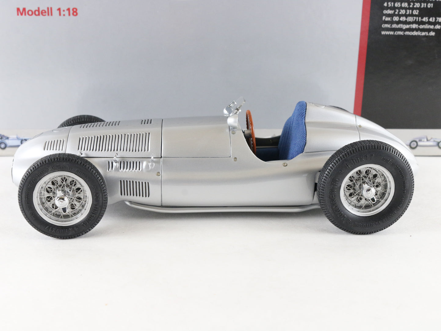 1939 Mercedes Benz W165 Der Grobe Sieger Von Tripolis CMC 1:18 M-018 Model Car