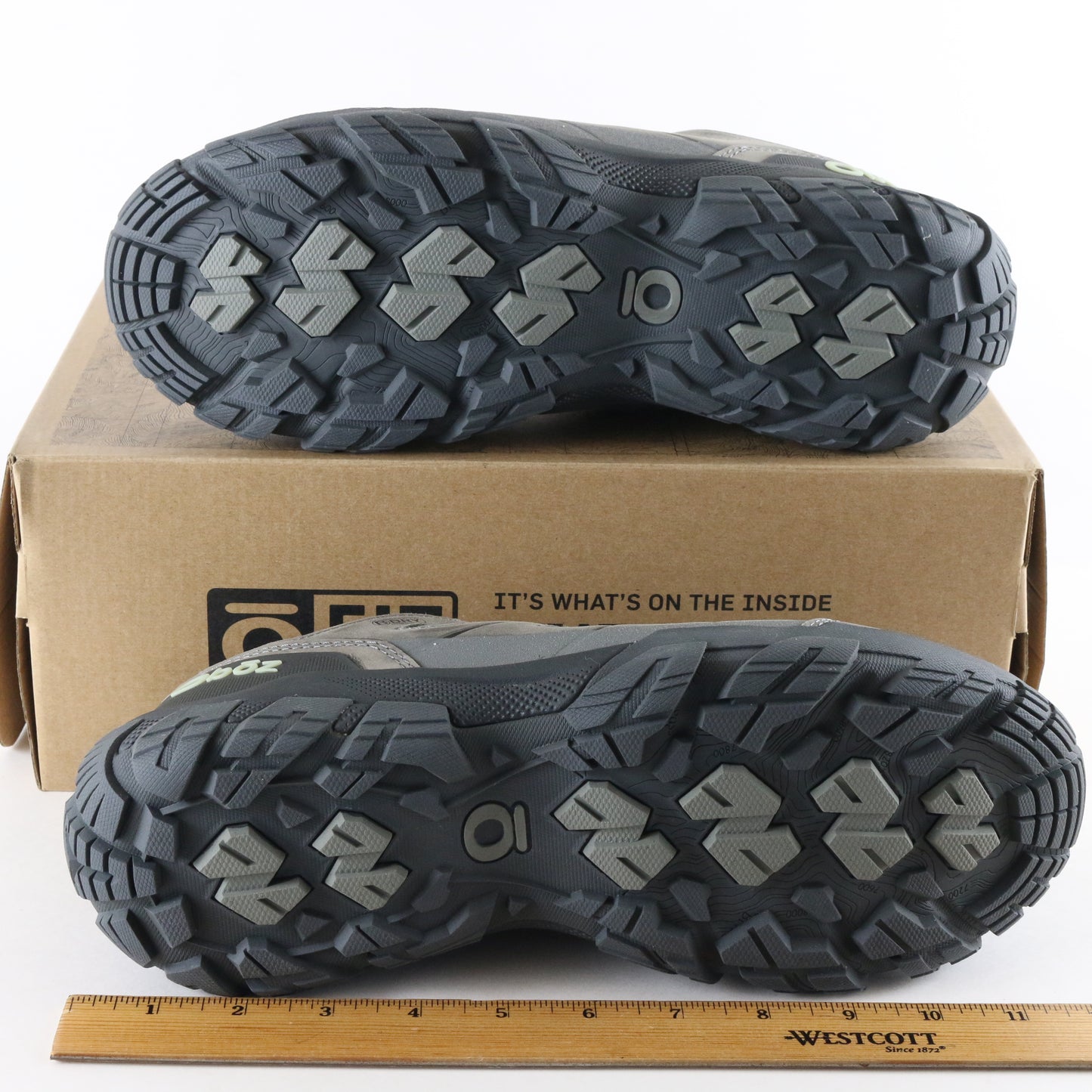 Oboz Sawtooth X Low B-dry Womens Hazy Gray Waterproof Hiking Boots Size 12 USA