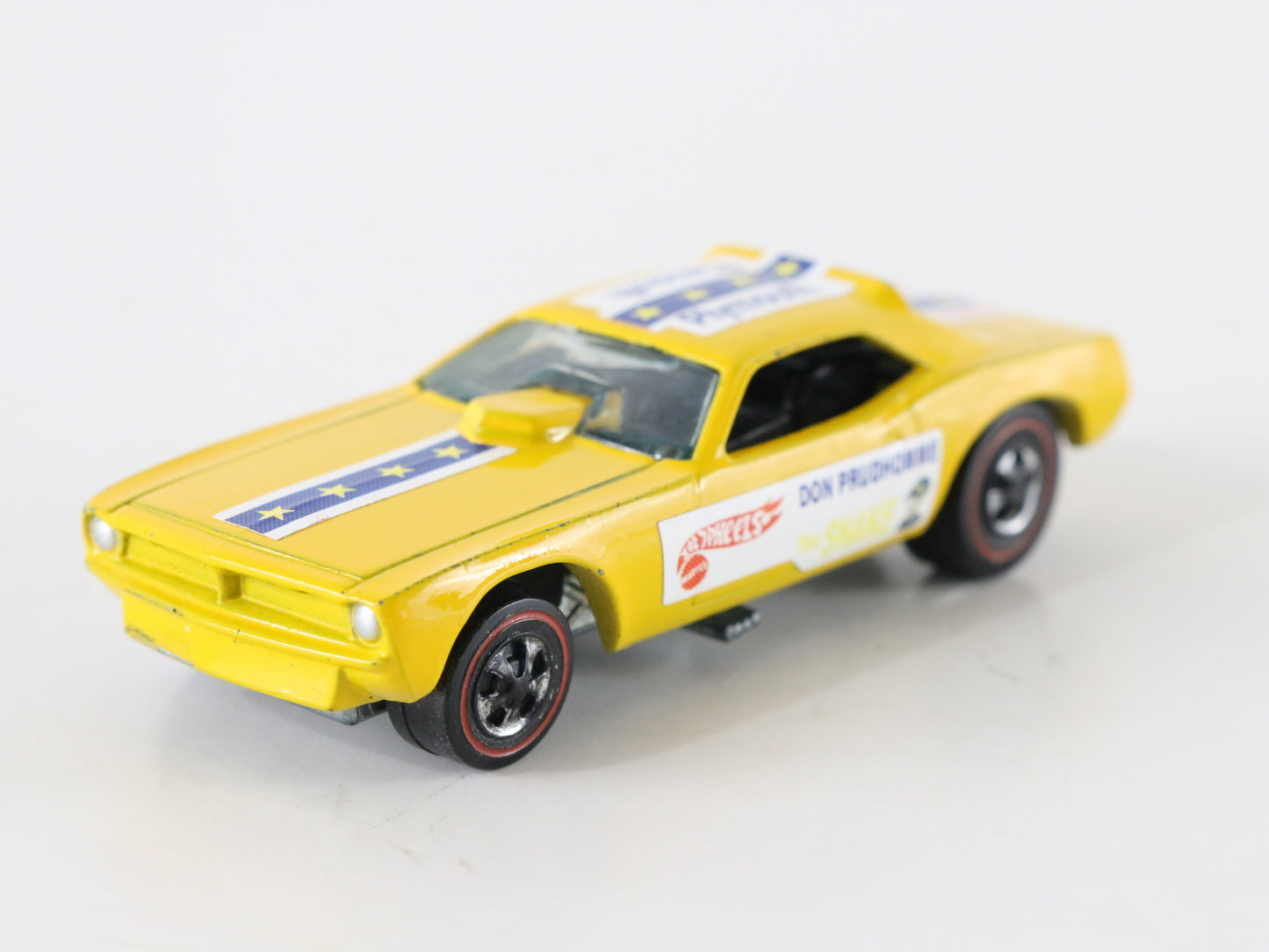 Hot Wheels Redline Prudhomme Snake with Decals Enamel Yellow 1:64