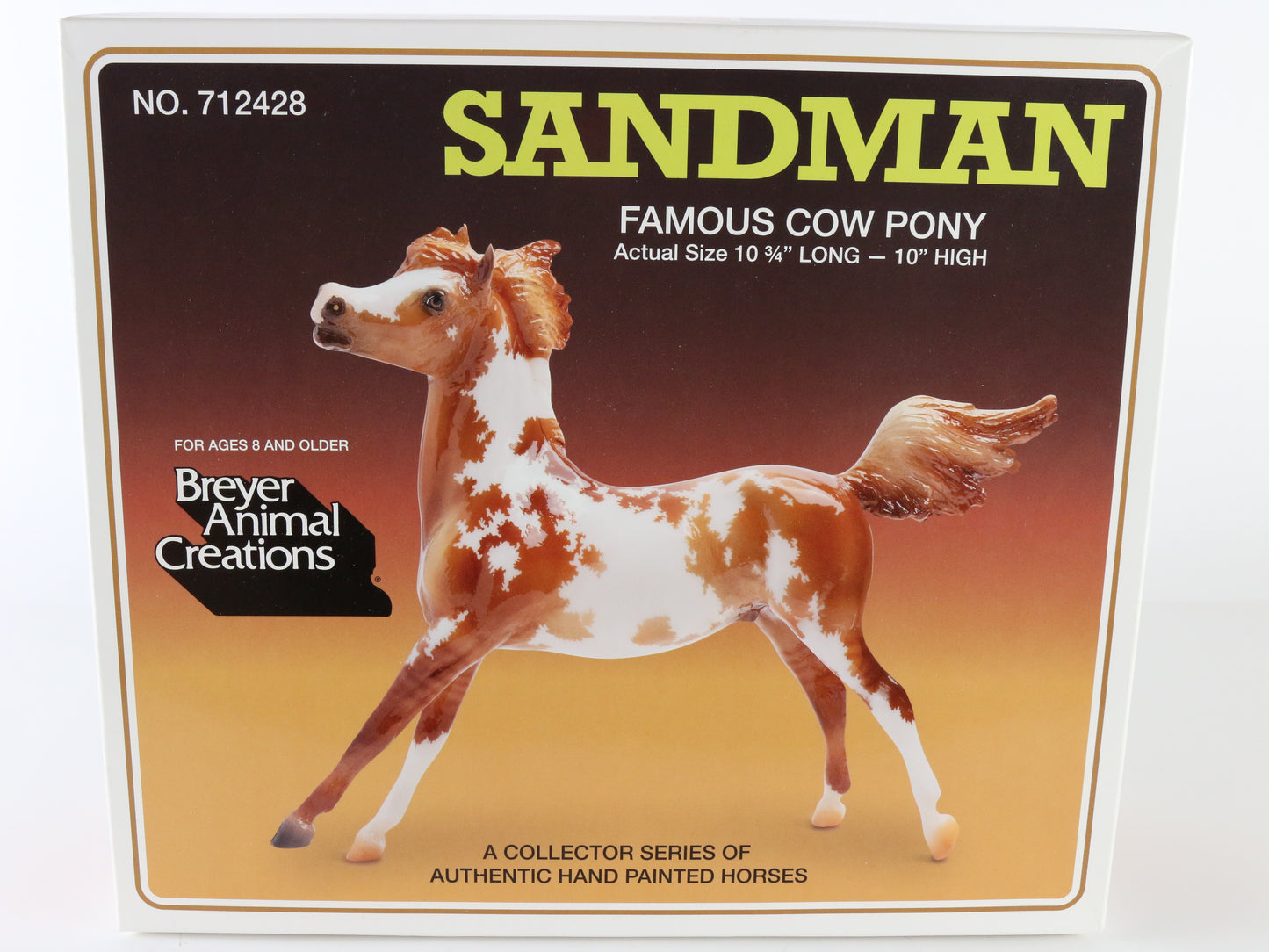 Breyer Sandman Vintage Club Horse Cow Pony Smokey Mold with Box & COA Horse 712428