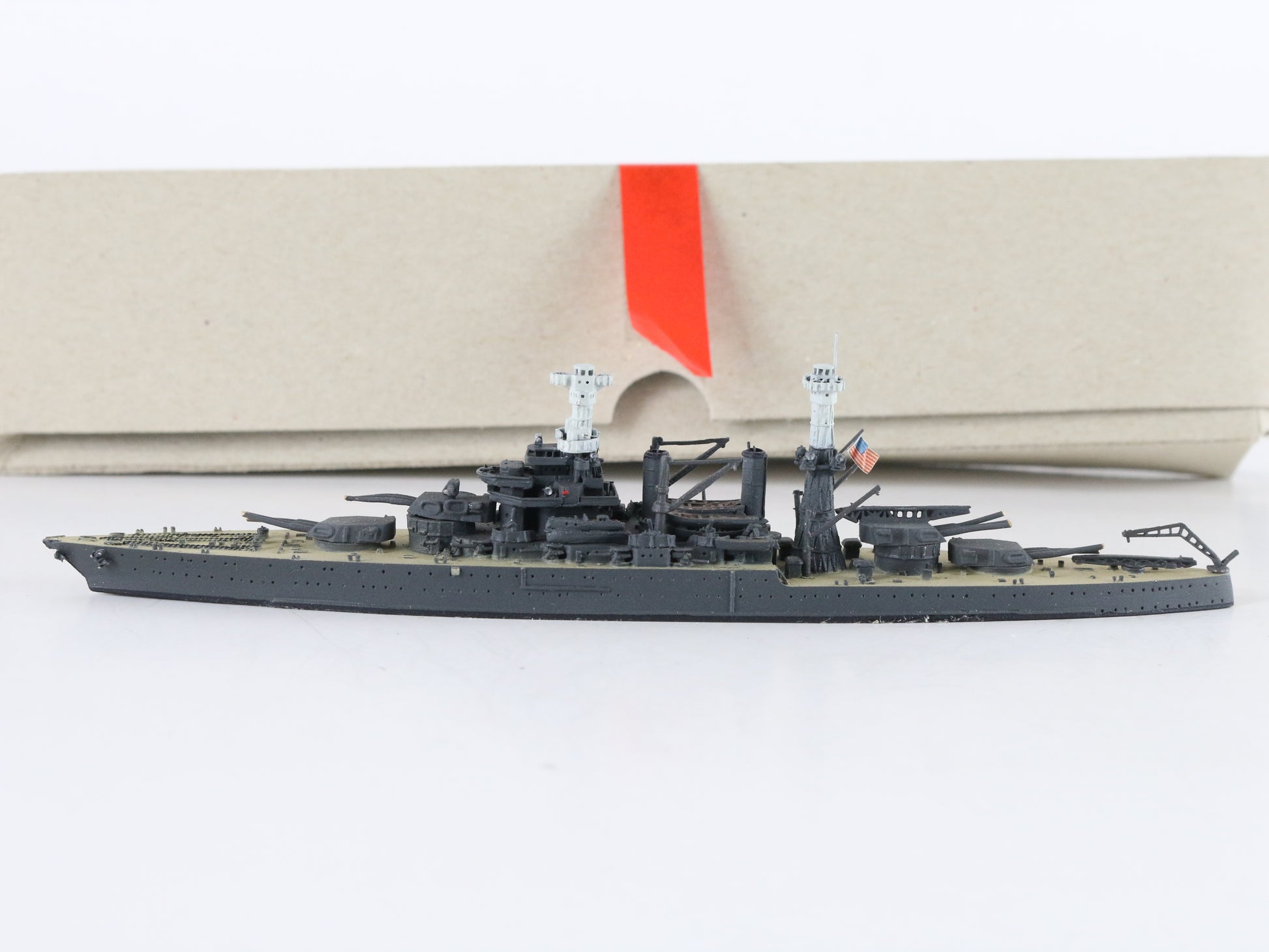 USS California BB44 Metal Military Battleship N 1304b Navis Modell 6 inch