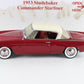 1953 Studebaker Commander Starliner Hardtop Red White Danbury Mint 1:24 Diecast