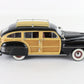 1942 Chrysler Town & Country Black Wood Panel Danbury Mint 1:24 Diecast Car