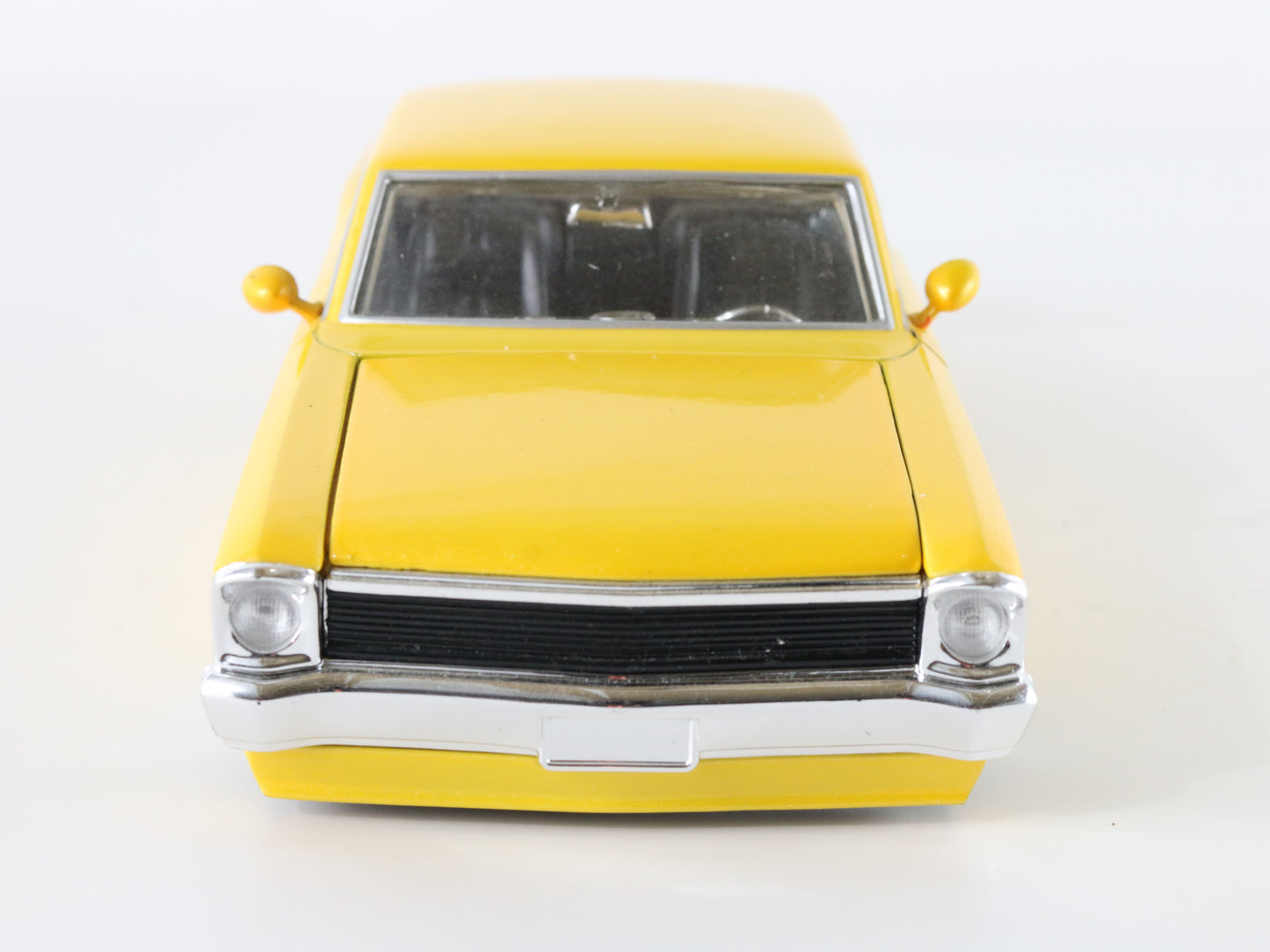 1967 Chevy Nova SS Big Time Muscle Yellow Jada Toys 1:24 90215 Model Car