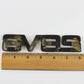 Vintage 2.8 V-6 Chevy Celebrity Eurosport Red & Black Emblem Badge 6"