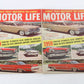 Lot Of 7 Motor Life Vintage Car Magazines Aug Sep Oct Nov Dec 1958 35c