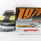 1970 Plymouth Road Runner Yellow Black GMP 1:18 Diecast Model 1 Of 2250 G1803104