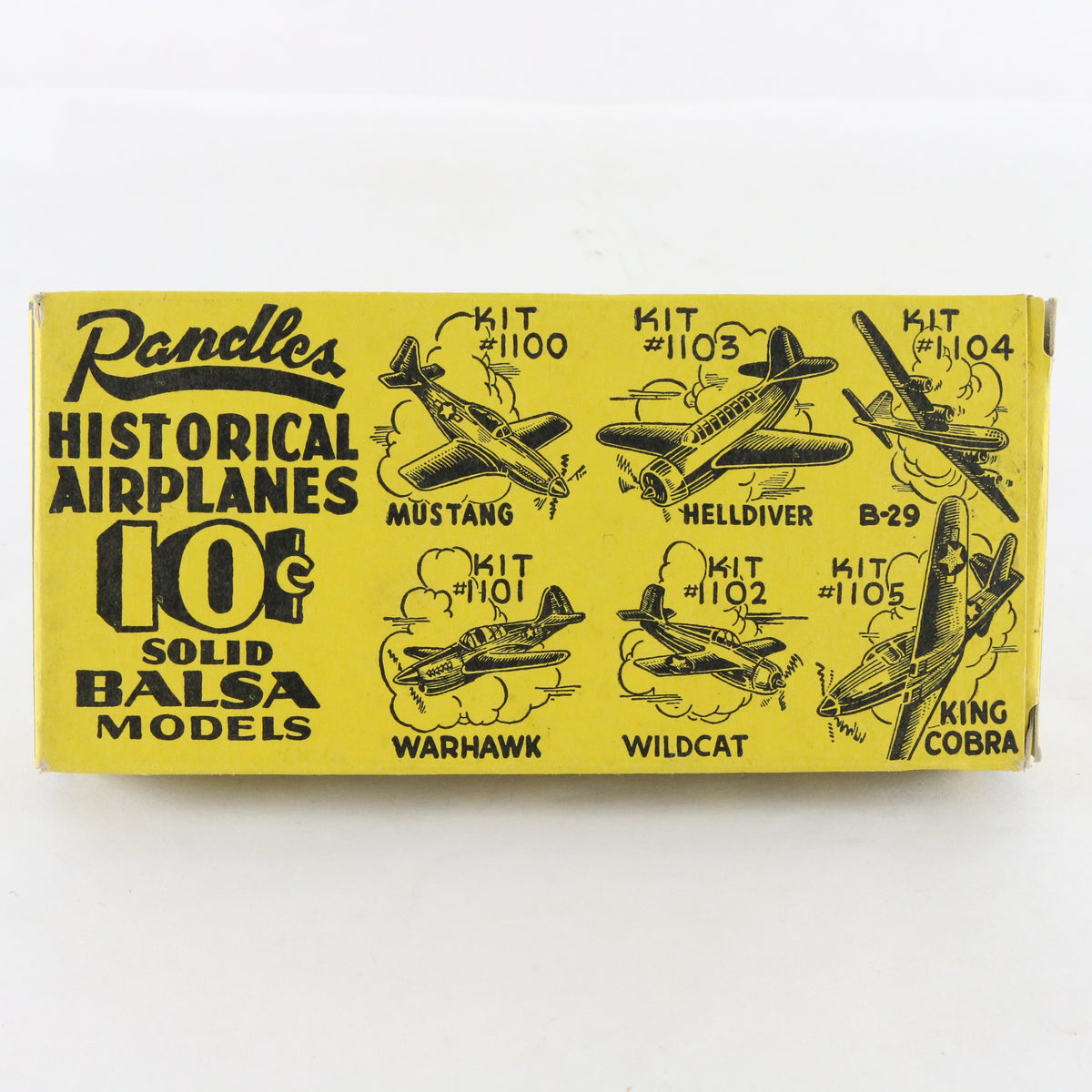 Helldiver Dive Bomber Randle's Historical Airplanes Balsa Wood Kit