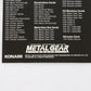 Metal Gear Solid Trading Card Revolver Ocelot Checklist Konami Playstation