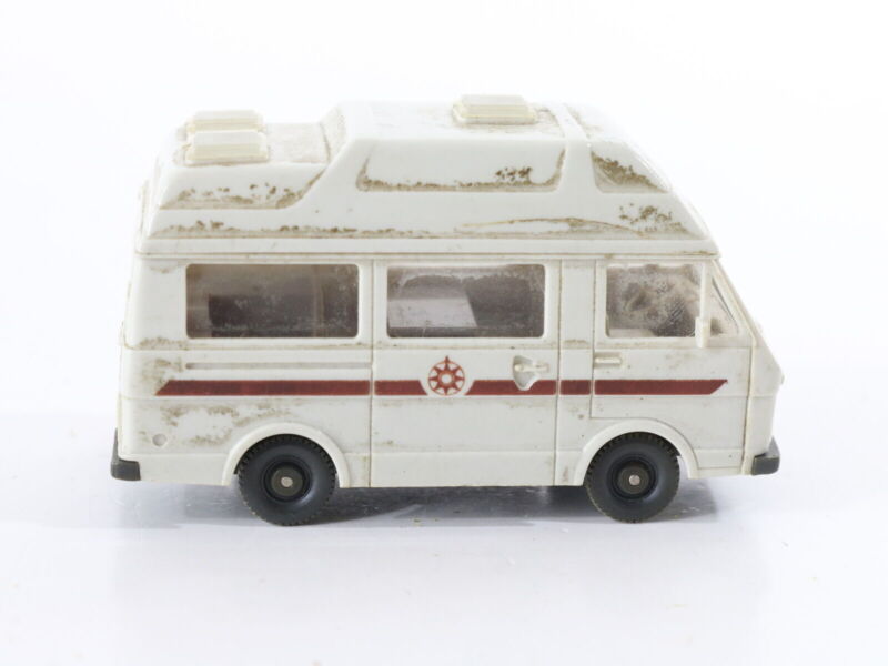 Volkswagen Lt Camper Van White & Brown Vintage Wiking 1:87 HO Berlin