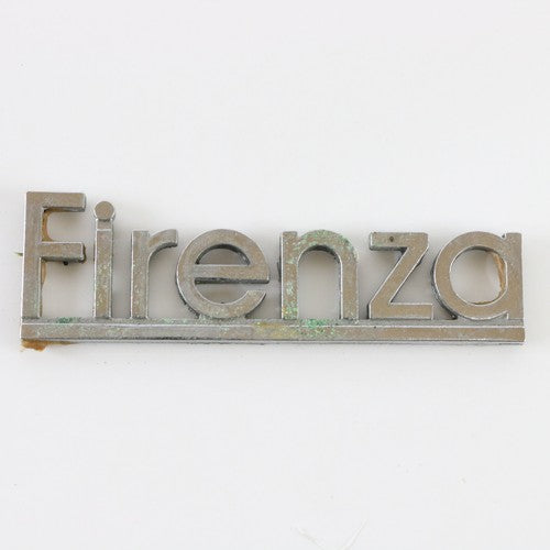  1982-88 Oldsmobile Firenza Side Fender Metal Emblem Badge 3.75"