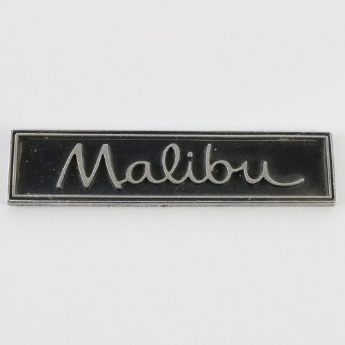  Chevrolet Malibu Interior Door Panel Metal Emblem Badge 4.25"