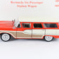1958 Edsel Bermuda Six Passenger Station Wagon Orange White Danbury 1:24 Diecast