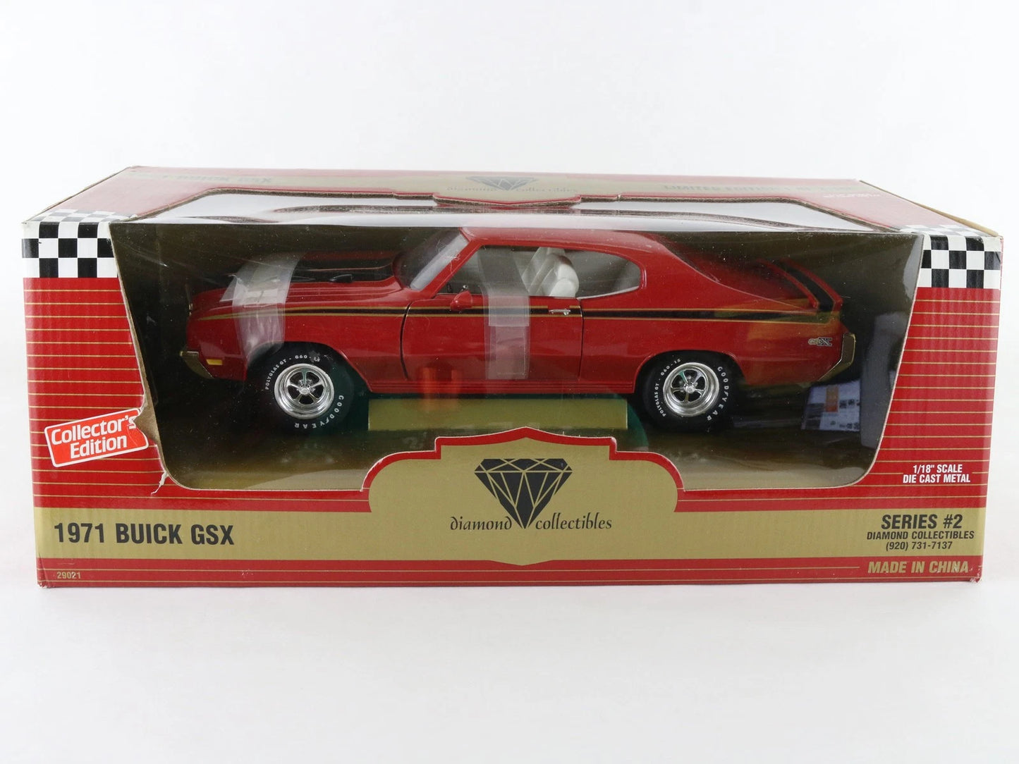 1971 Buick GSX Red Diamond Series 2 American Muscle ERTL 1:18 1 /2500 29021