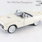 1956 Ford Thunderbird Convertible White Danbury Mint 1:24 Diecast Model