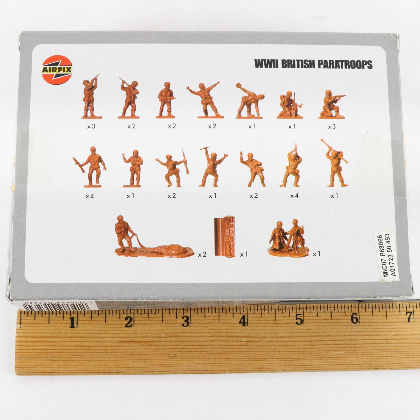 WWII British Paratroops Airfix 1:72 A01723 Plastic Model WW2 Soldier Figures