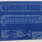 Milwaukee Electric Plan & Elevation Northern Car 51 Trolley Blueprint 1929 11"