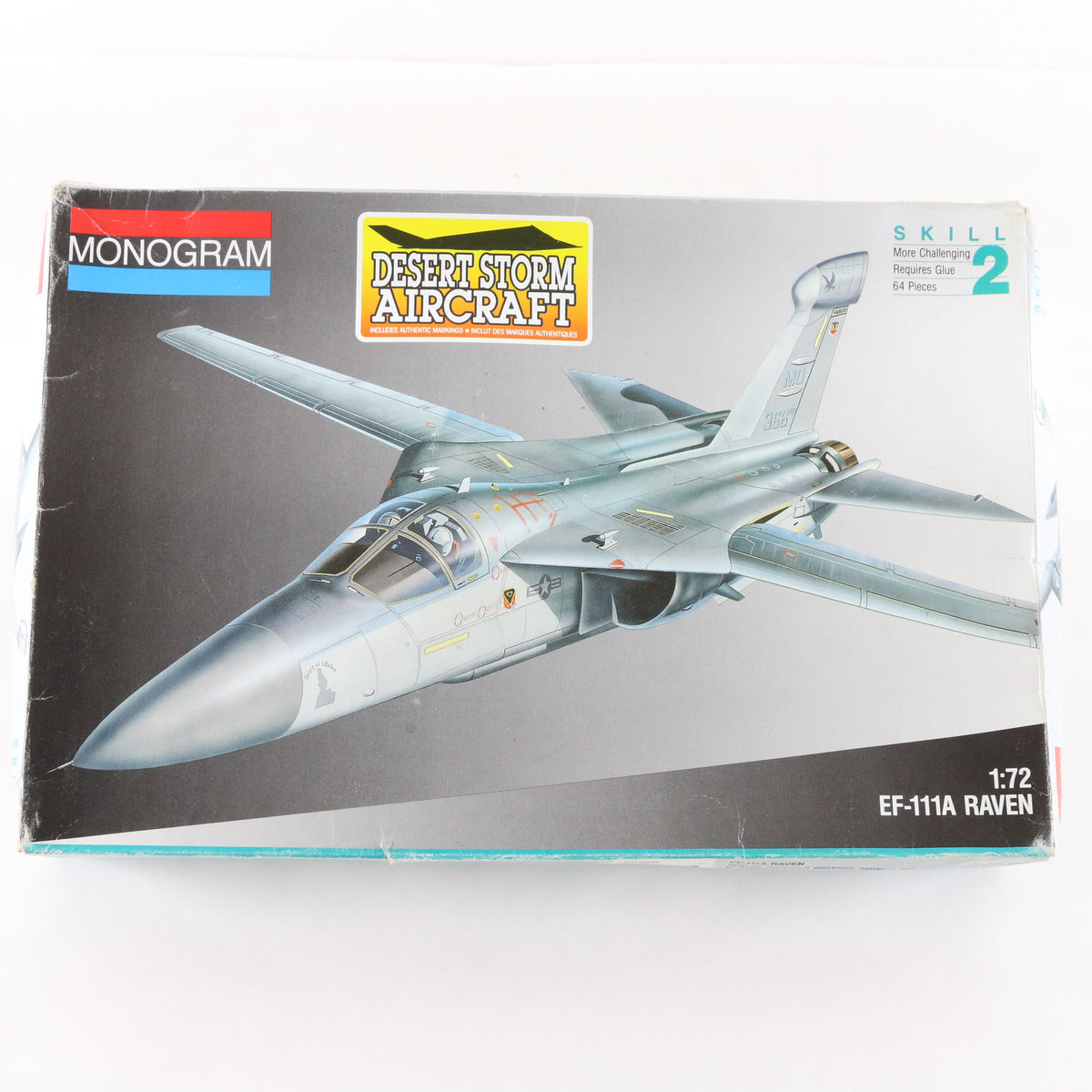 EF-111A Raven Jamming Jet Desert Storm Monogram 1:72 Model Aircraft Kit 5475