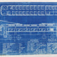 Milwaukee Electric Plan & Elevation Cars 1137-1141 Trolley Blueprint 1927 11"