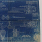 Santa Fe Solid Main Rod Floating Bushing Type Train Blueprint 1926 21"