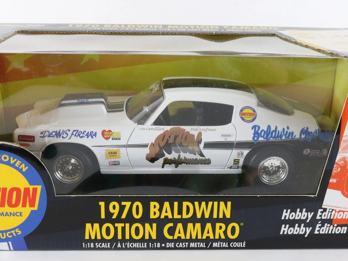 ERTL American Muscle 1:18 1970 Camaro Baldwin Motion Ferrara 1 Of 5000 36675