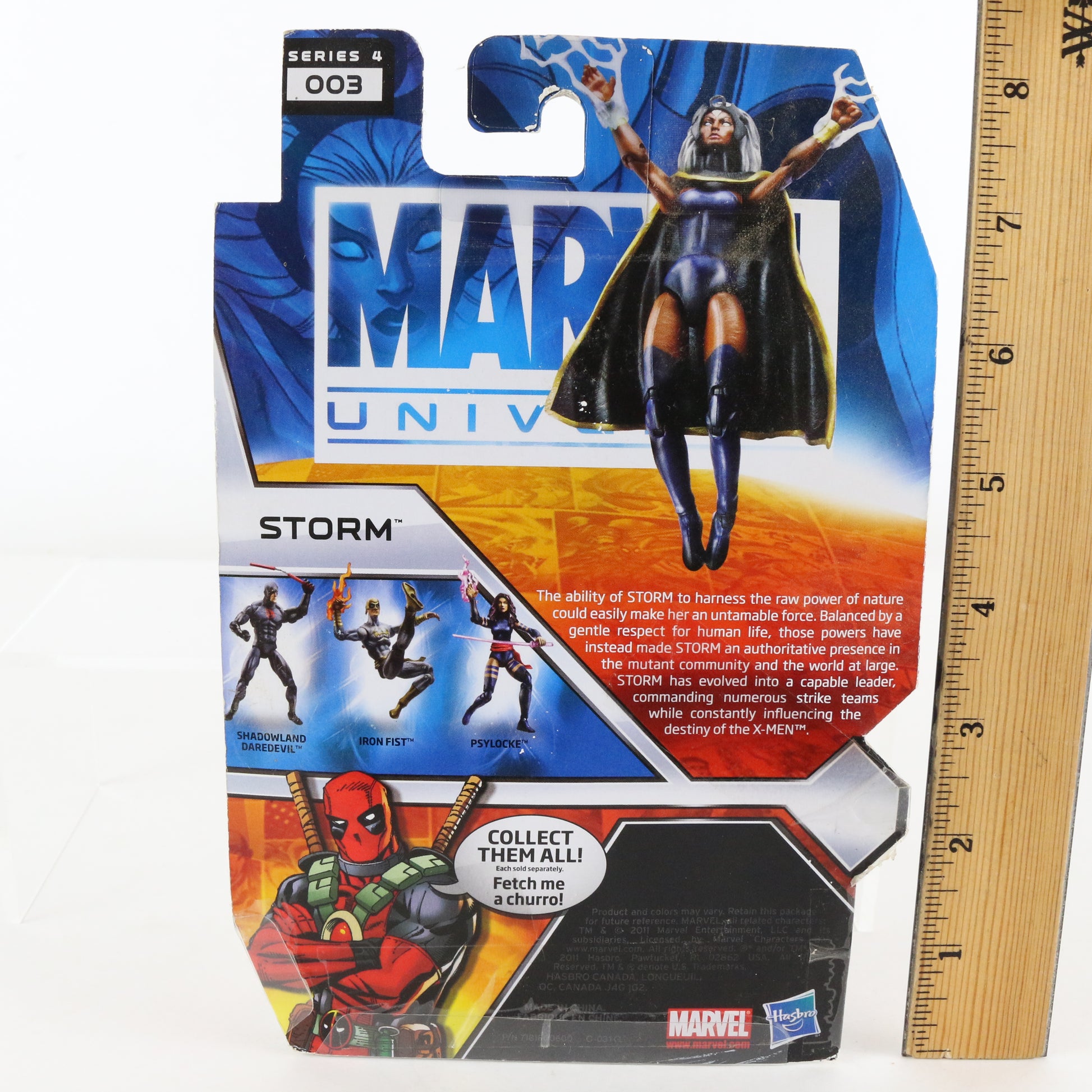 Marvel Universe Series 4 003 Storm 3.75" Action Figure Hasbro 