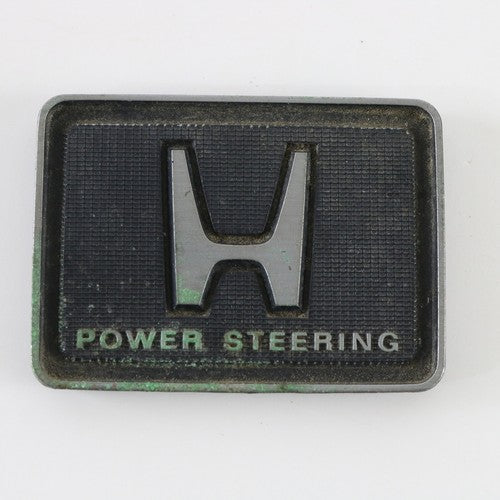  1980s Honda Accord Power Steering Emblem Badge 2"