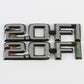 Lot Of 2 Chevy Cavalier 2.0 Fuel Injection Chrome Emblem Badge 4.25 OEM Parts