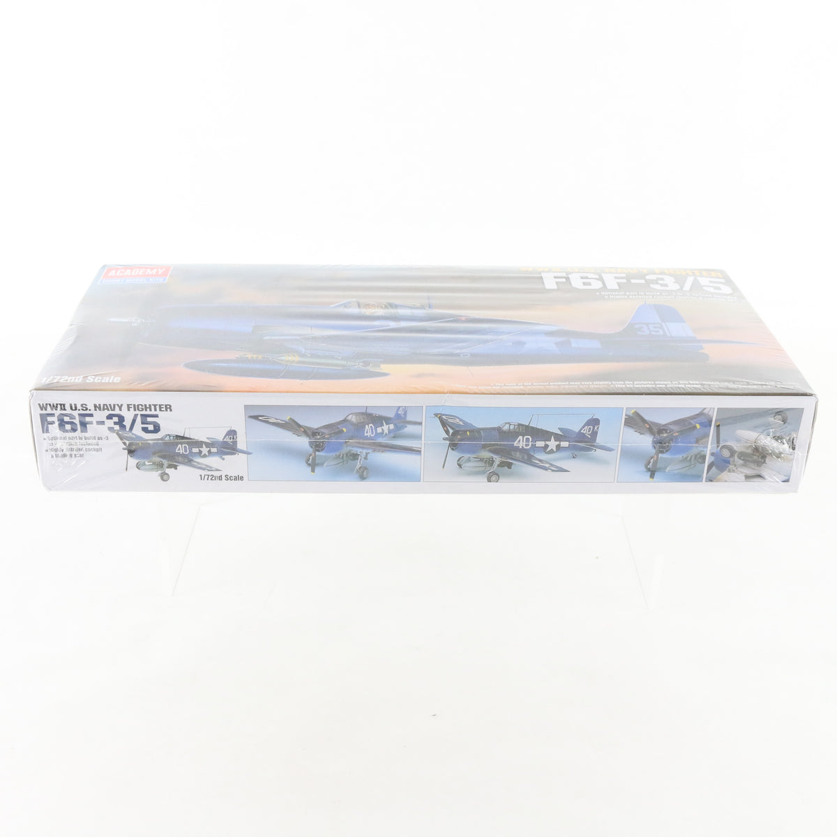 F6F-3 F6F-5 WW2 US Navy Fighter Plane Academy 1:72 Model Aircraft Kit 12481