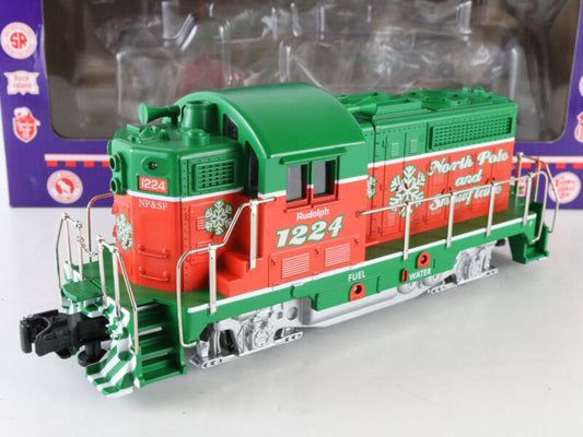 Aristo Craft RMT O 92450-1 Christmas Diesel Locomotive Rudolph Beep 1224 EMD GP7