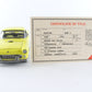 1955 Ford Thunderbird Convertible Yellow Danbury Mint 1:24 Model Car