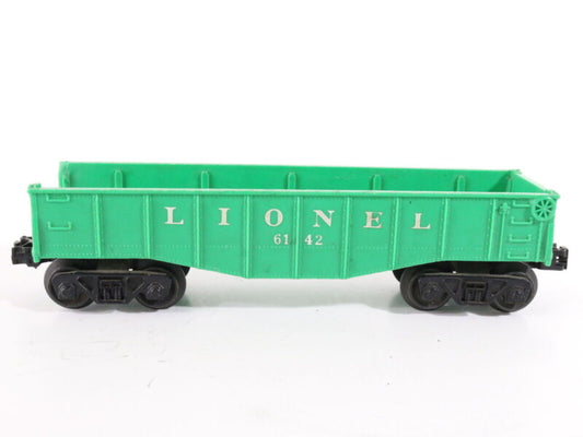 Lionel Lines 6142 Green Gondola Freight Car O Vintage Train