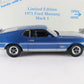 1971 Ford Mustang Fastback Mach 1 Blue #1163/5000 Danbury 1:24 Diecast Model