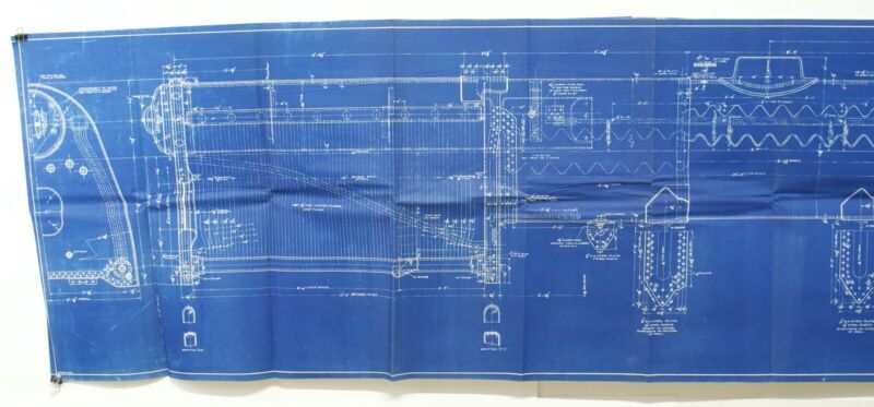 Baltimore & Ohio B&O Locomotive Boiler Train Blueprint Y-58831A 1934 84"