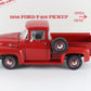 1956 Ford F-100 Half-Ton Pickup Truck Red Danbury Mint 1:24 Diecast Model Car