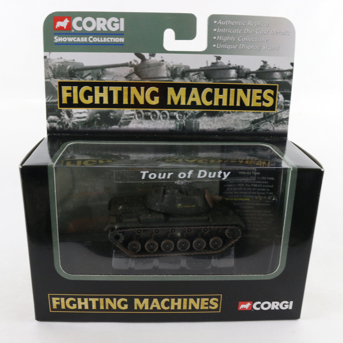 Corgi M48-A3 Tank Vietnam Tour Of Duty Fighting Machines Metal Military