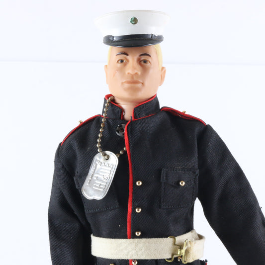 1964 Hasbro Gi Joe Marine Dress Parade Figure W/ Outfit & More Scar USA Made