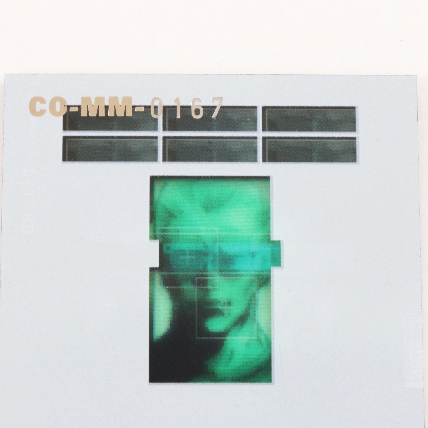 Metal Gear Solid Plastic Trading Card Master Miller Co-MM 0167 Konami Silver