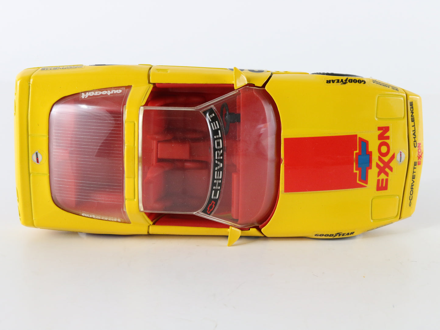 1989 Chevy Corvette Zr-1 Exxon #89 Yellow Revell 1:24 Metal Model Car