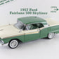 1957 Ford Fairlane 500 Skyliner Green White Danbury Mint 1:24 Diecast Car