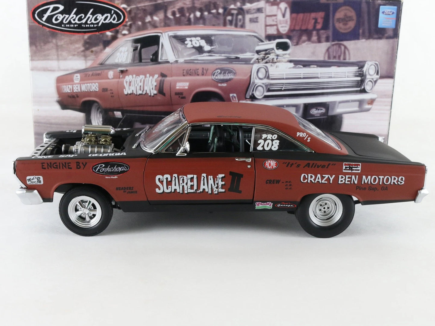 1967 Fairlane Scarelane II 208 Porkchops Crazy Ben GMP 1:18 1 Of 996 G1801123