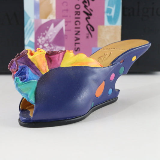 Rio Blue Resin Collectible Shoe