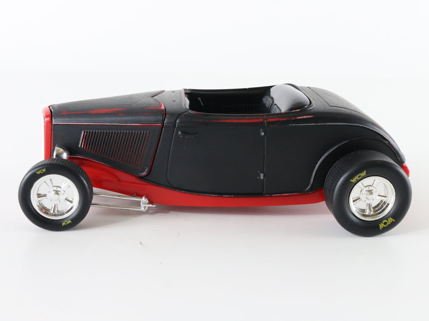 1933 '33 Ford Custom Painted? Black & Red Metal Model Car 1:24 Racing Champions