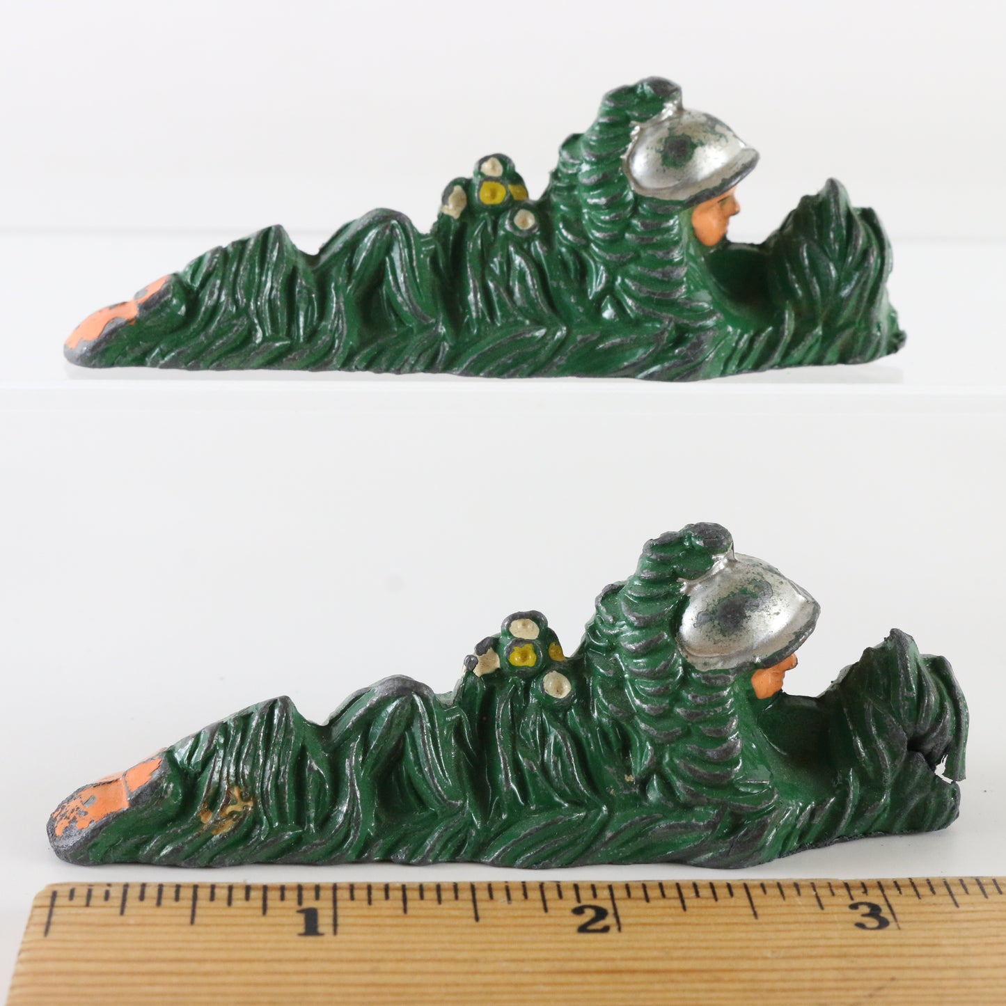 Barclay Manoil metal sharpshooters gillie suit camo vintage soldier toys