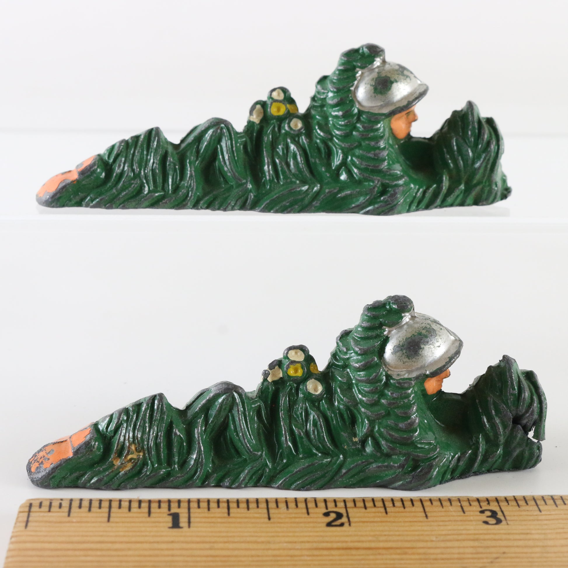 Barclay Manoil metal sharpshooters gillie suit camo vintage soldier toys